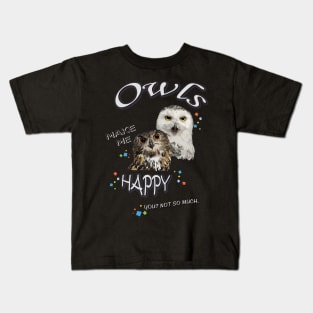 owls Kids T-Shirt